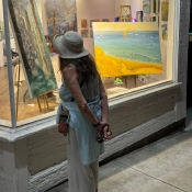 Thresholds Art Show, September 2024, Hermosa Beach, Feat. Angelica Sotiriou