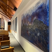 "Noah's Flood," by Angelica Sotiriou, 2011, at Trinity Lutheran Church, San Pedro, CA