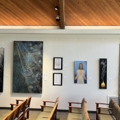 Works by Angelica Sotiriou, Kipos Gallery at Trinity Lutheran, San Pedro